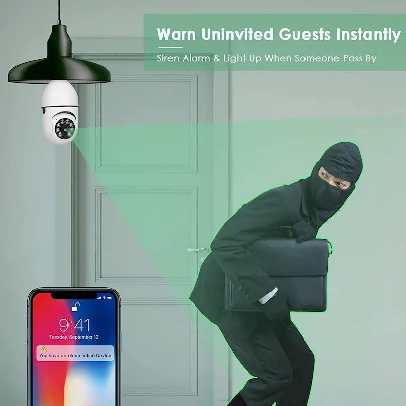 Ултра интелигентна HD камера BULBCAM® с технология SecurityGuard™