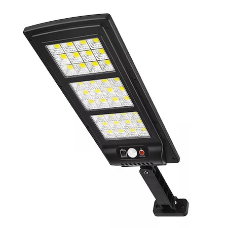 Соларна лампа Selling Depot SL-144COB, Улична, Стенна, 72W, LED COB, Правоъгълна, Сензор за движение